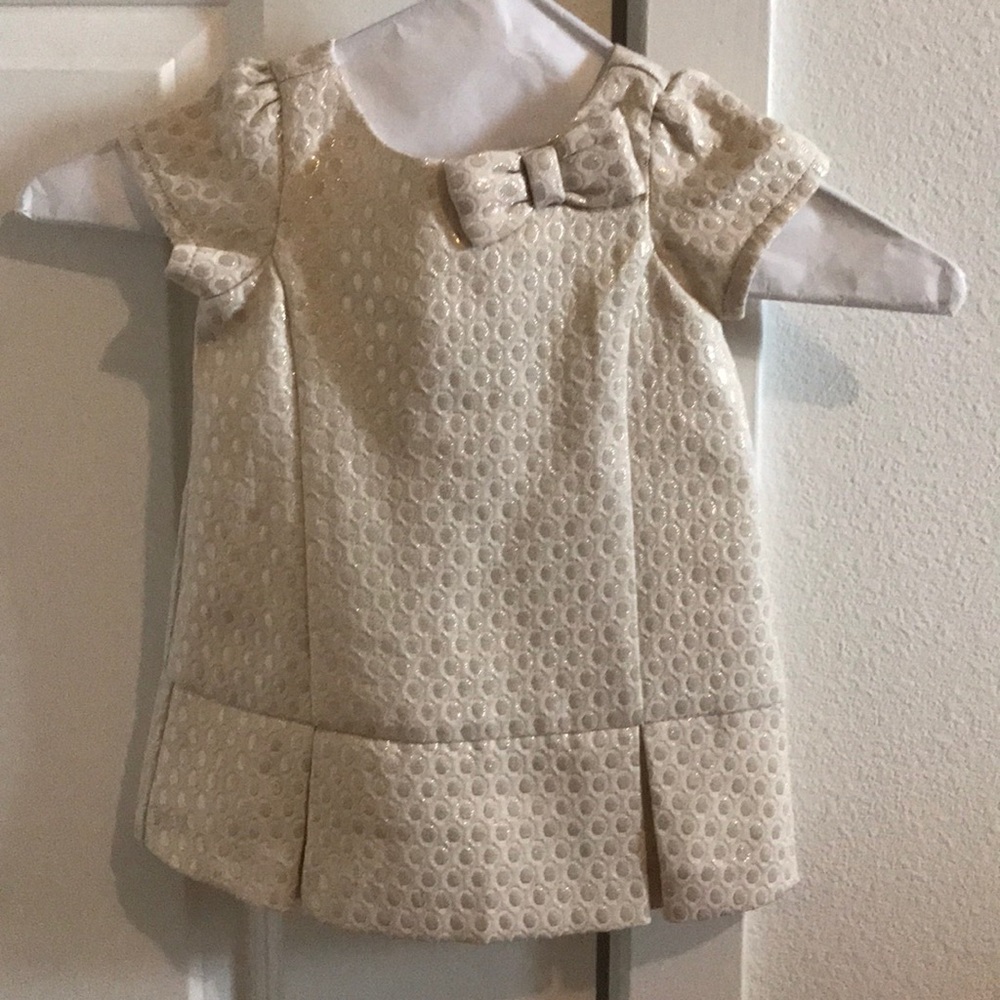 GYMBOREE 3-6 Months Gold Baby Party Dress